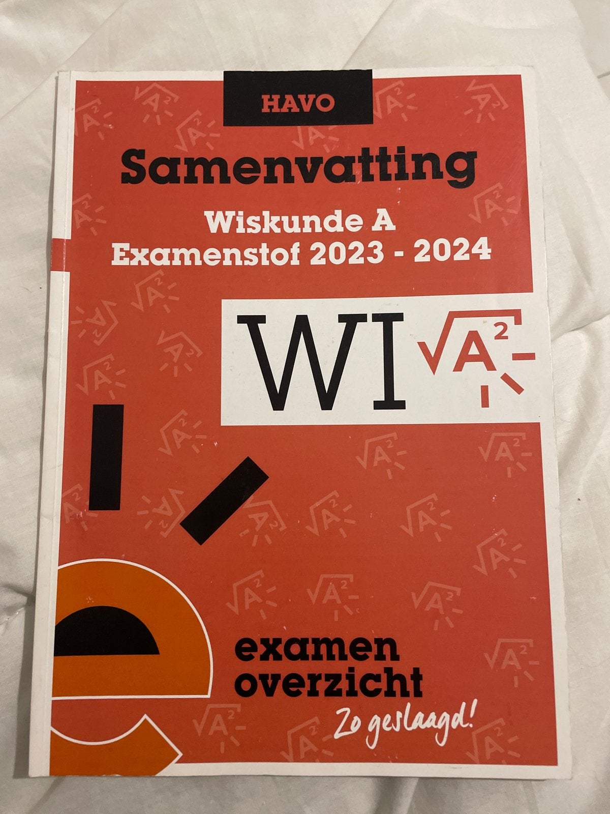 Examenbundel Wiskunde A, Nederlands, Engels, Geschiedenis HA, Ophalen of Verzenden, Gelezen, HAVO, Wiskunde A