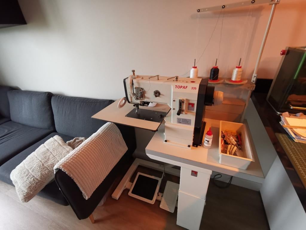 TOPAF 335 Vrije Arm Naaimachine - Industrieel, Gebruikt, Naaimachine, Industrieel, Ophalen