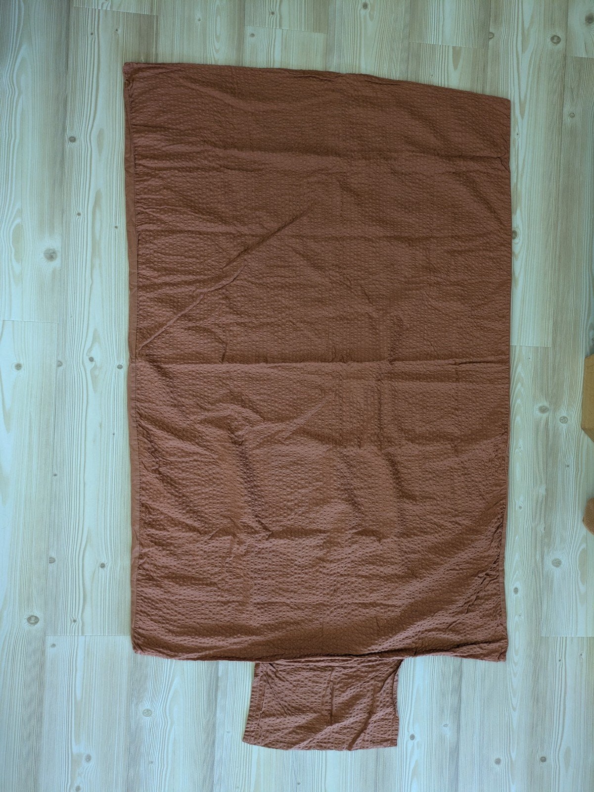 Hema Dekbedovertrek Ledikant Terra 100x135 Katoen, Ophalen of Verzenden, Zo goed als nieuw, Jongetje of Meisje