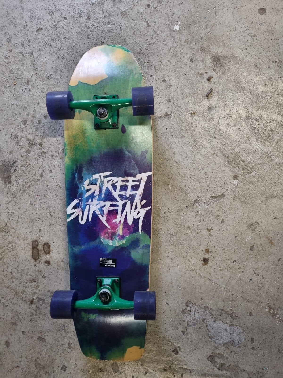 Street Surfing Skateboard - Zo goed als nieuw, Sport en Fitness, Ophalen of Verzenden, Zo goed als nieuw, Skateboard