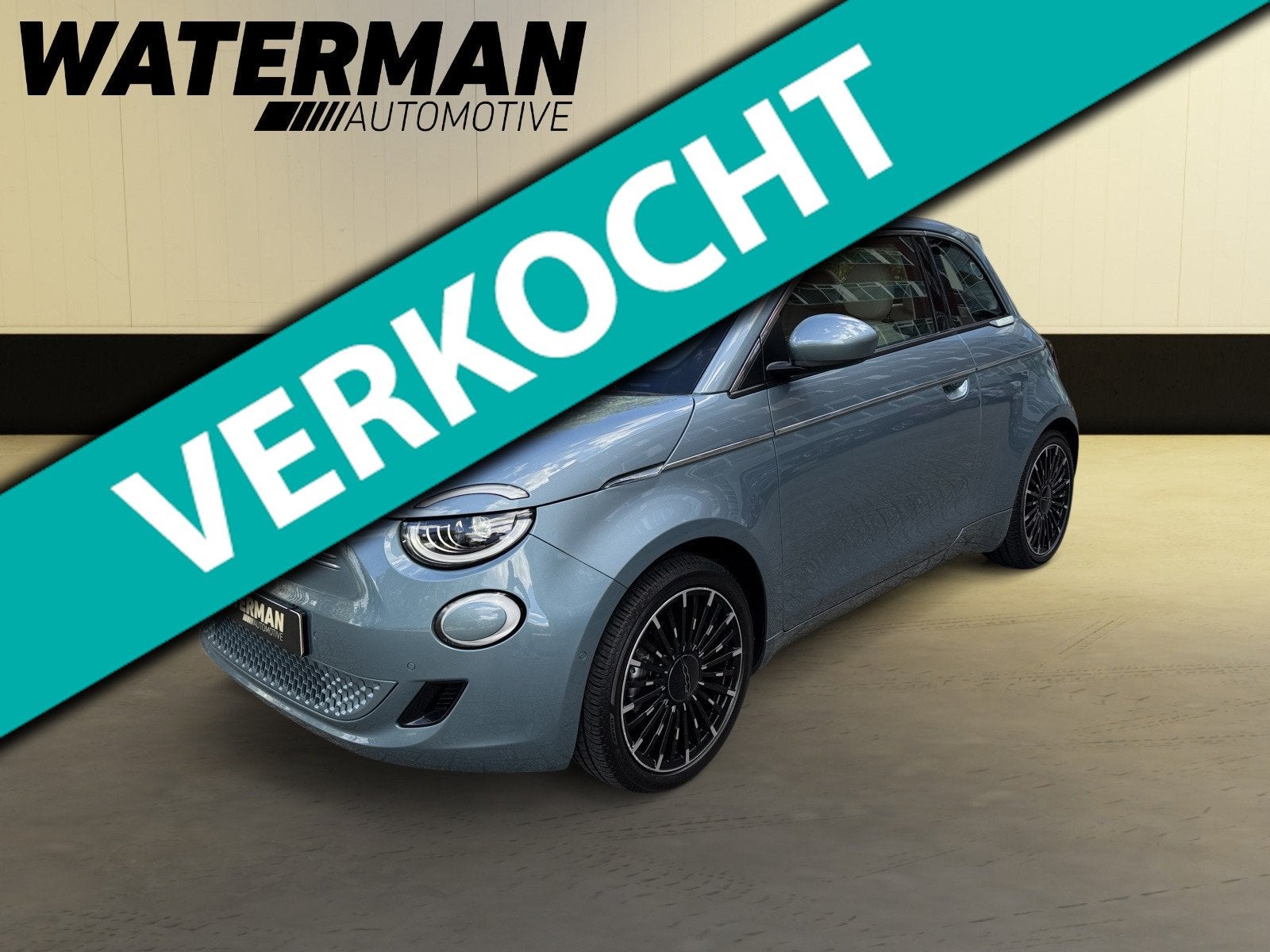 Fiat 500E 3+1 LA PRIMA 42KWH Soh 93%/PANO/KEYLESS/MAGIC-EYE/, Auto's, Dealer onderhouden, 1300 kg, 118 pk, Leder