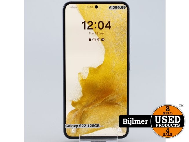 Samsung Galaxy S22 128GB Zwart | Nette staat, Telecommunicatie, Mobiele telefoons | Samsung, Samsung, Zo goed als nieuw, Support@Samsung.com