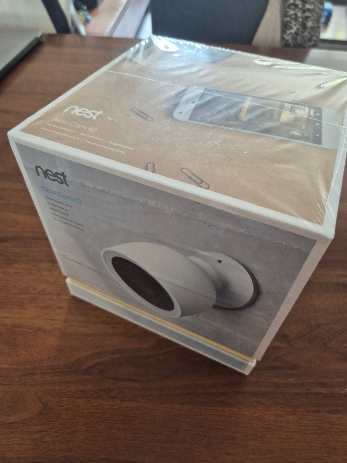 Google Nest Cam Camera IQ Outdoor Beveiligingscamera 4K HDR, Ophalen of Verzenden, Gebruikt, Buitencamera
