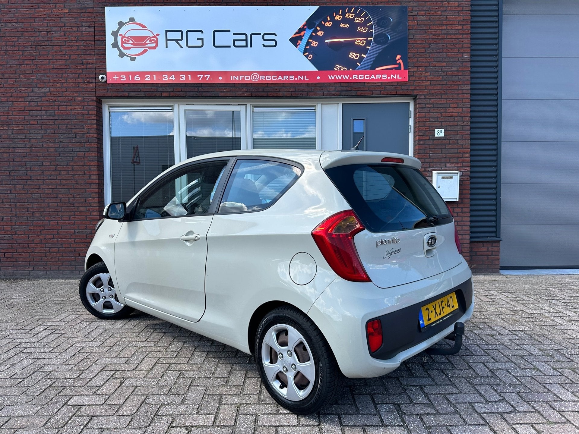 Kia Picanto 1.0 CVVT / Airco / AUX, Auto's, Voorwielaandrijving, Euro 5, Stof, Gebruikt