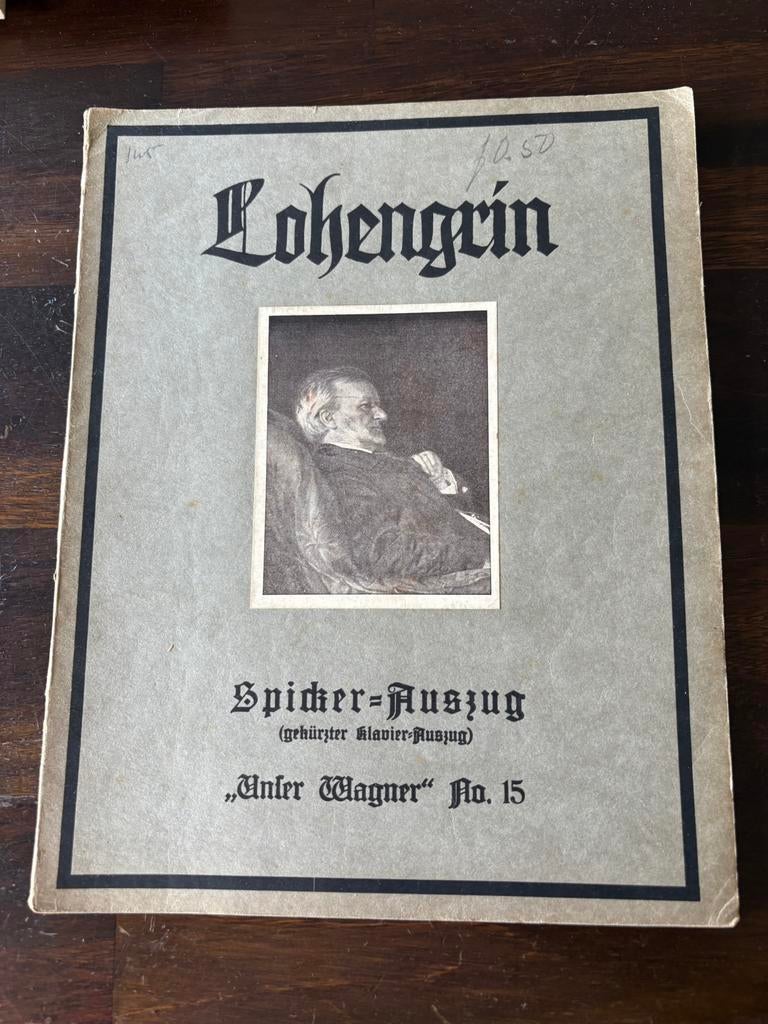 Pianomuziek Lohengrin van Mozart met 43 blz muziek compleet, Gebruikt, Klassiek, Ophalen of Verzenden, Artiest of Componist