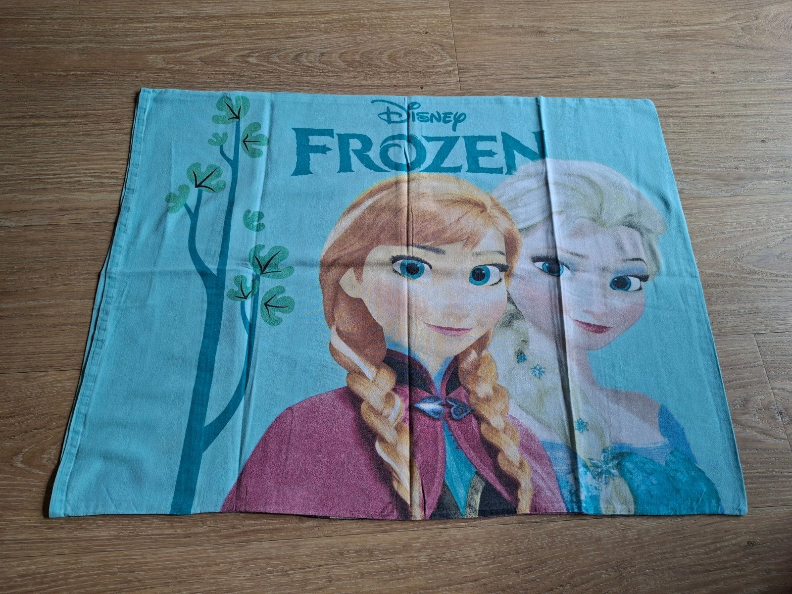 Disney Frozen Dekbedovertrek met Anna en Elsa, Gebruikt, Overige merken, Dekbedovertrek, Ophalen of Verzenden