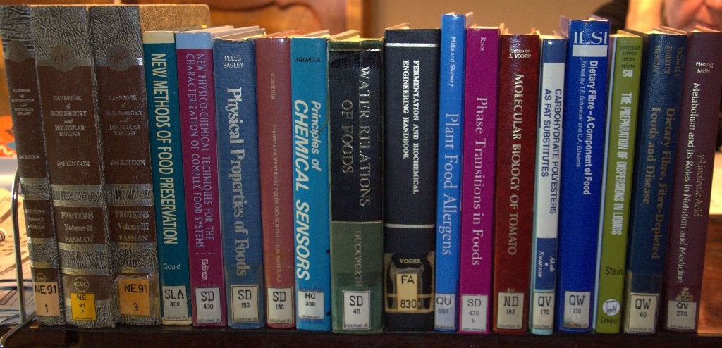 Diverse collectie wetenschappelijke boeken over voeding, Diverse auteurs, Natuurwetenschap, Ophalen, Gelezen
