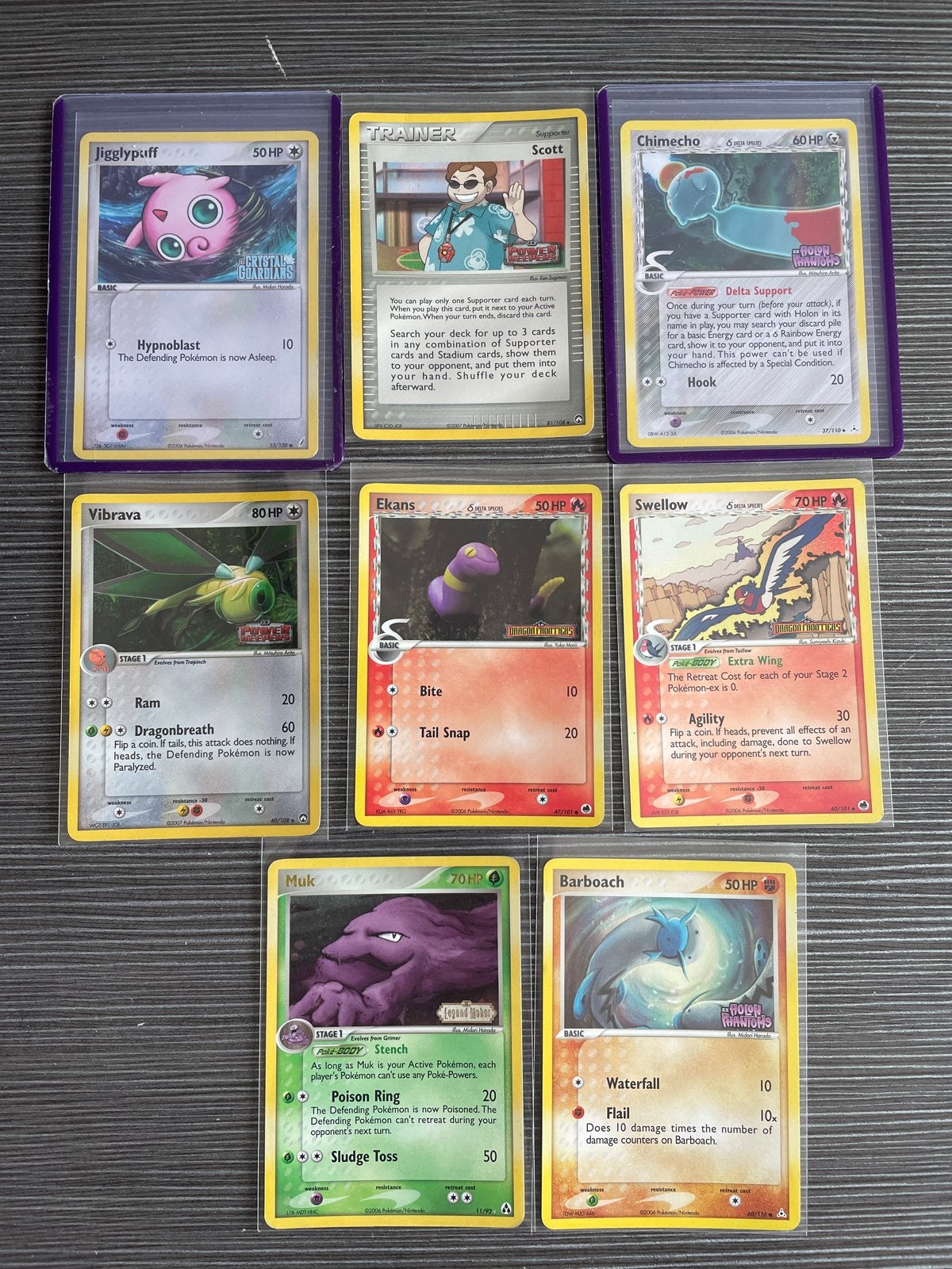 Pokémon kaarten set - Jigglypuff, Ekans, Muk, Chimecho, etc., Verzenden, Gebruikt, Meerdere kaarten