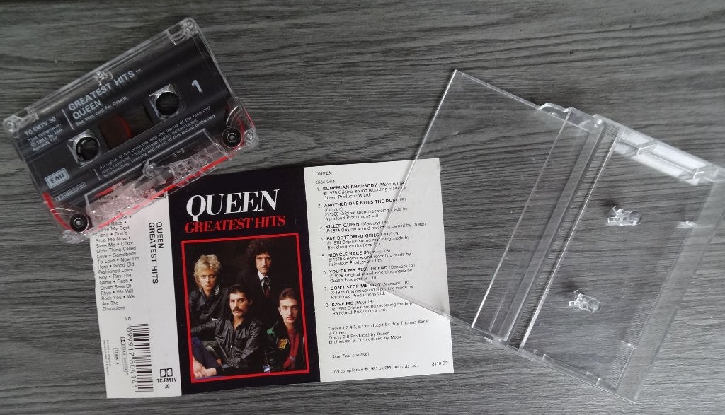 Cassettebandje   QUEEN   greatest hits, Cd's en Dvd's, 1 bandje, Ophalen of Verzenden, Zo goed als nieuw, Voorbespeeld
