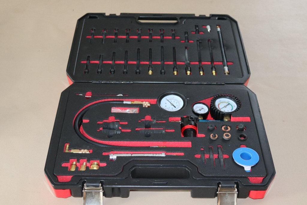 Compressie en leakdown test set voor Benzine en Dieselmotore, Auto diversen, Ophalen of Verzenden