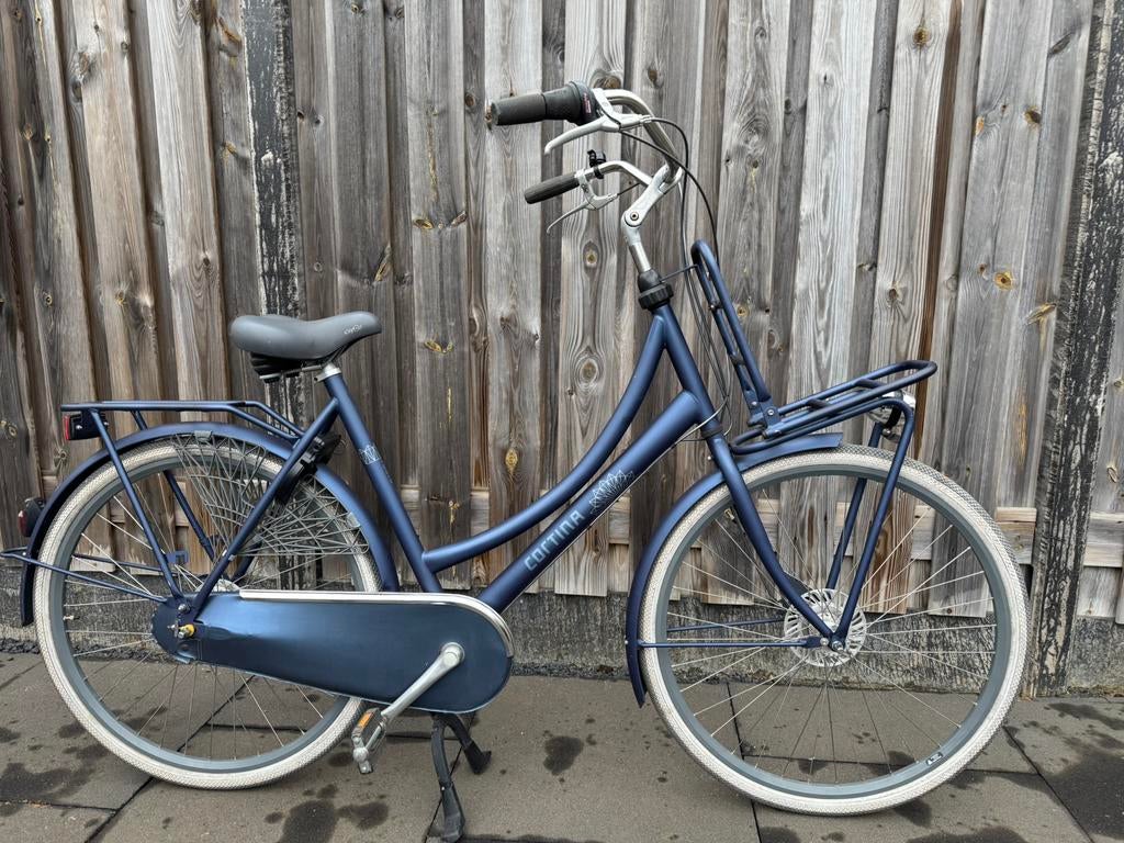 Cortina 28 inch transportfiets, Fietsen en Brommers, Fietsen | Dames | Damesfietsen, Versnellingen, 56 cm of meer, Zo goed als nieuw
