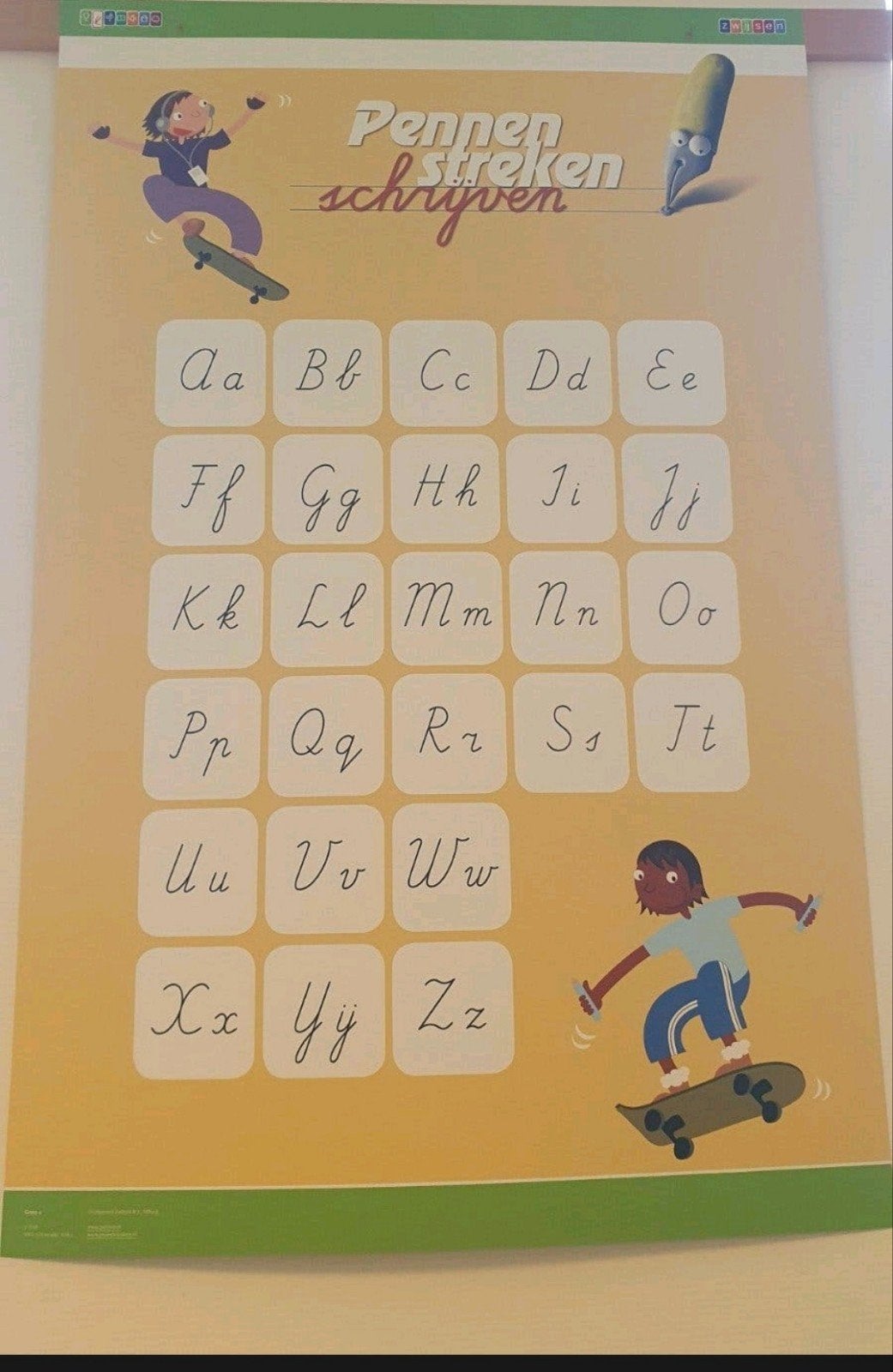 Pennenstreken wandposter, Ophalen, Zo goed als nieuw