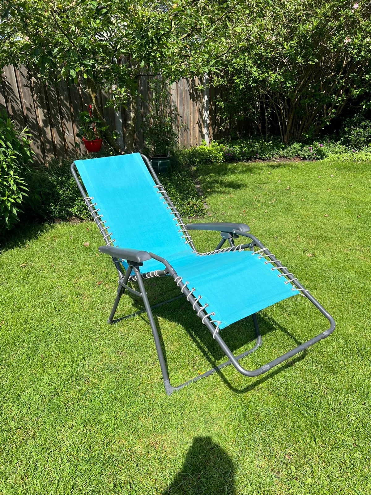 Tuin stoelen zit lig stoelen, Tuin en Terras, Tuintafels, Ophalen of Verzenden, Gebruikt, Rechthoekig, Kunststof