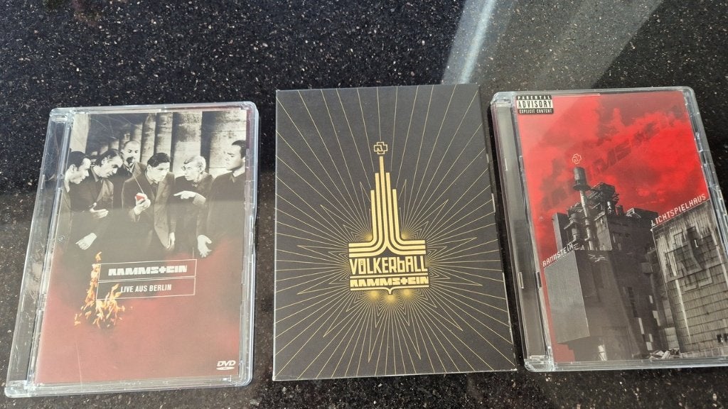 Rammstein - Live aus Berlin/Völkerball/Liebe ist für alle da, Ophalen of Verzenden, Zo goed als nieuw