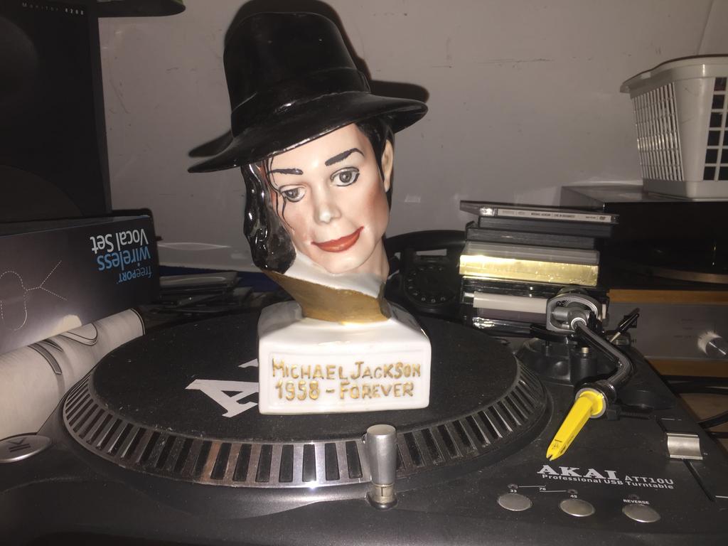 Michael jackson porseleinen borstbeeld  org, Ophalen, Zo goed als nieuw, Pop, Beeldje of Miniatuur