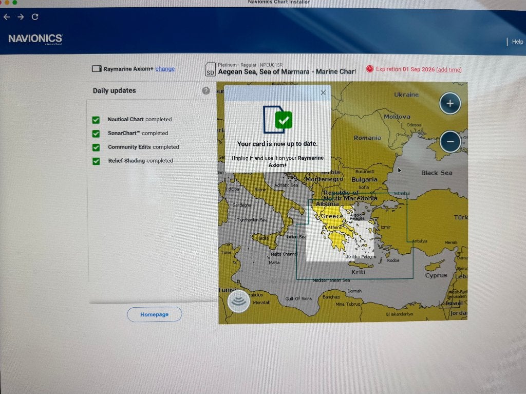 Geupdate NAVIONICS PLATINUM+ Egeïsche Zee & Zee van Marmara, Watersport en Boten, Navigatiemiddelen en Scheepselektronica, Ophalen of Verzenden