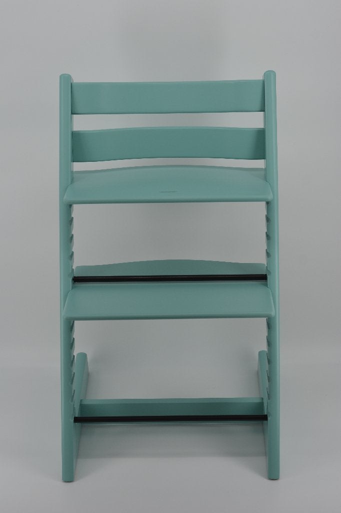 Stokke Tripp Trapp Ocean Blue Red – Refurbished Tripp Trapp, Ophalen of Verzenden, Zo goed als nieuw, Meegroeistoel, Aanschuifbaar