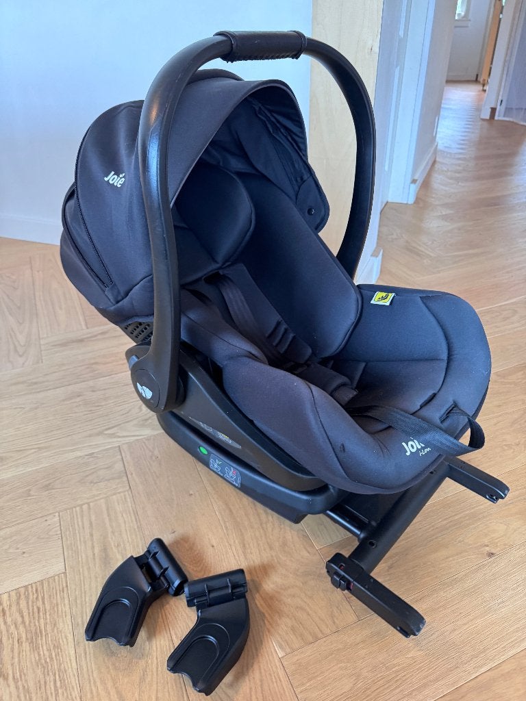 Joie i-Size Autostoel met ISOFIX-base en ligstand, Gebruikt, Isofix, 0 t/m 13 kg, Ophalen