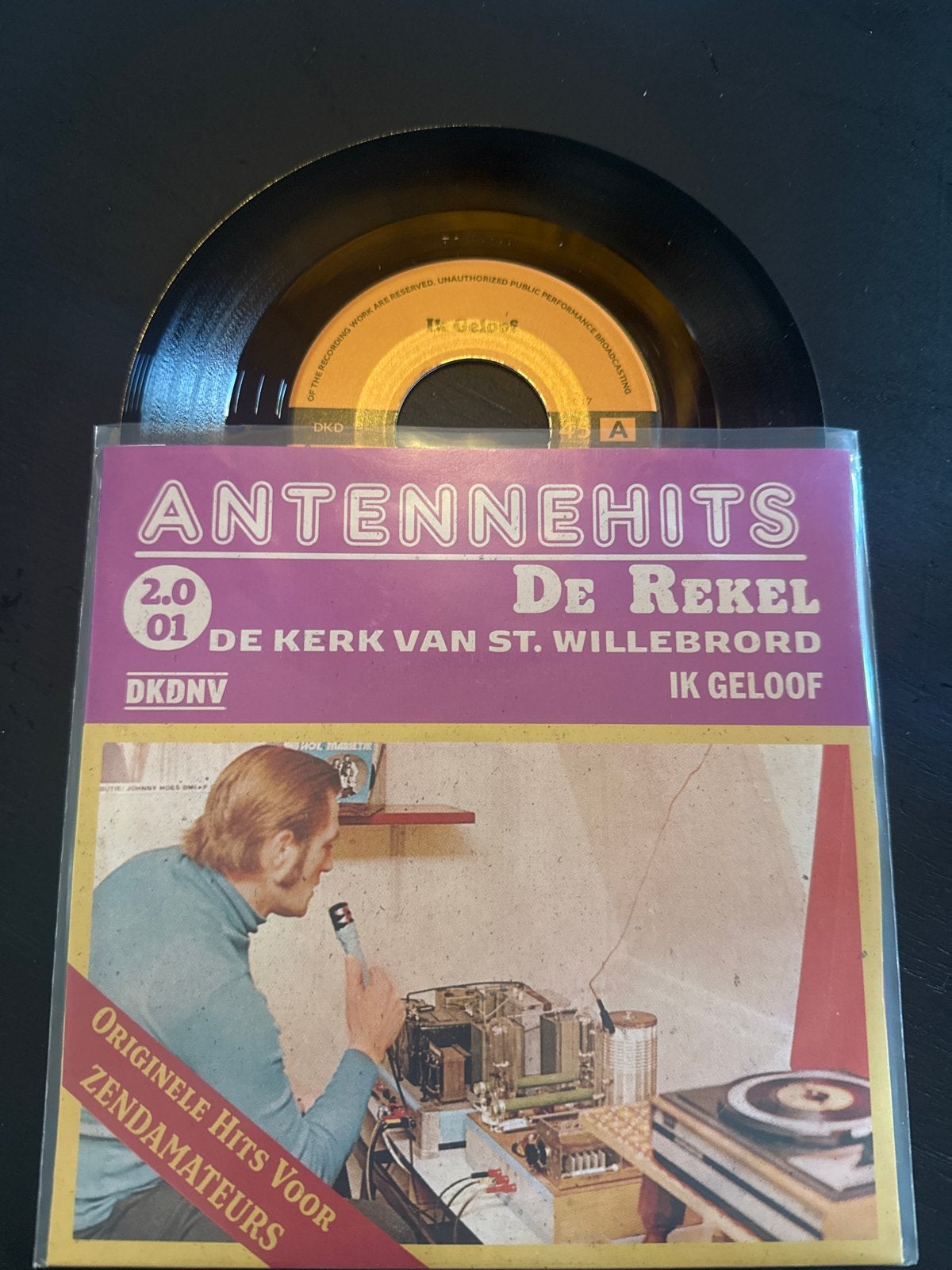 De Rekel - Antennehits 2.01 (Originele Hits voor Zendamateur, Cd's en Dvd's, Gebruikt, 7 inch, Ophalen of Verzenden, EP