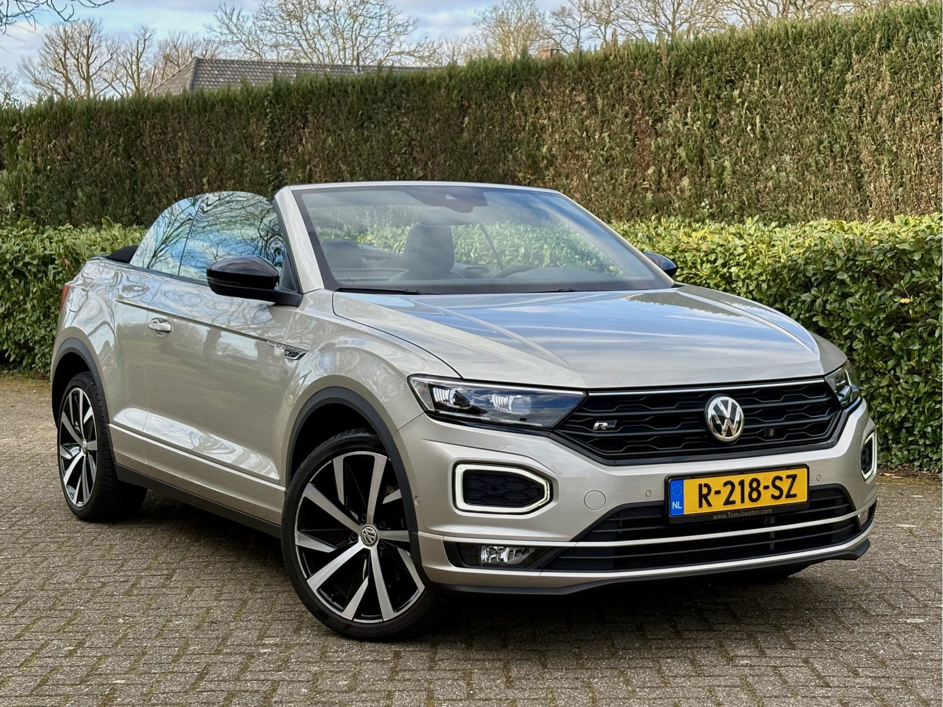 Volkswagen T-Roc Cabrio 1.5 TSI R-Line - LEDER - FULL OPTION, Auto's, Volkswagen, 15 km/l, 4 cilinders, Leder, 1500 kg