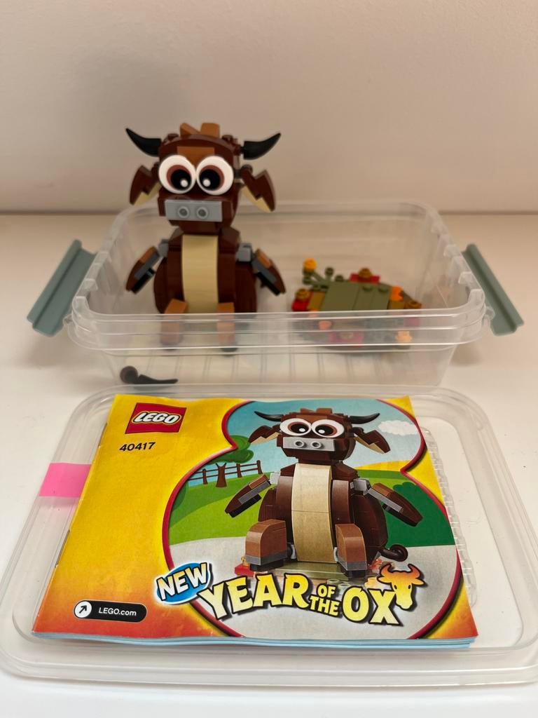 Lego 40417 year of the ox, Ophalen of Verzenden, Zo goed als nieuw