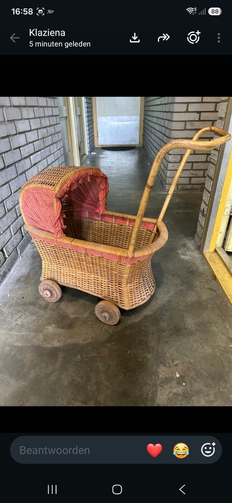 poppenwagentje, Kinderen en Baby's, Ophalen, Babypop