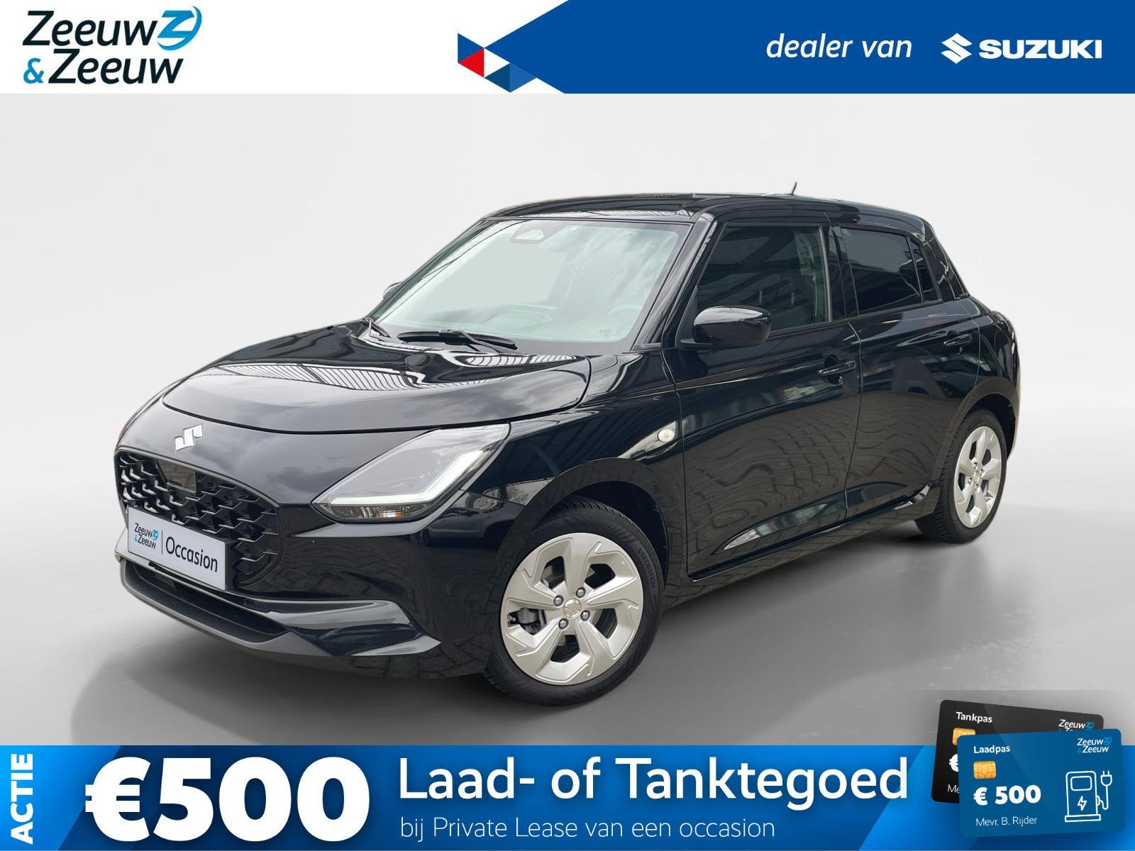 Suzuki Swift 1.2 Select Smart Hybrid | 16" lichtmetalen velg, Voorwielaandrijving, 12 maanden, Stof, Gebruikt