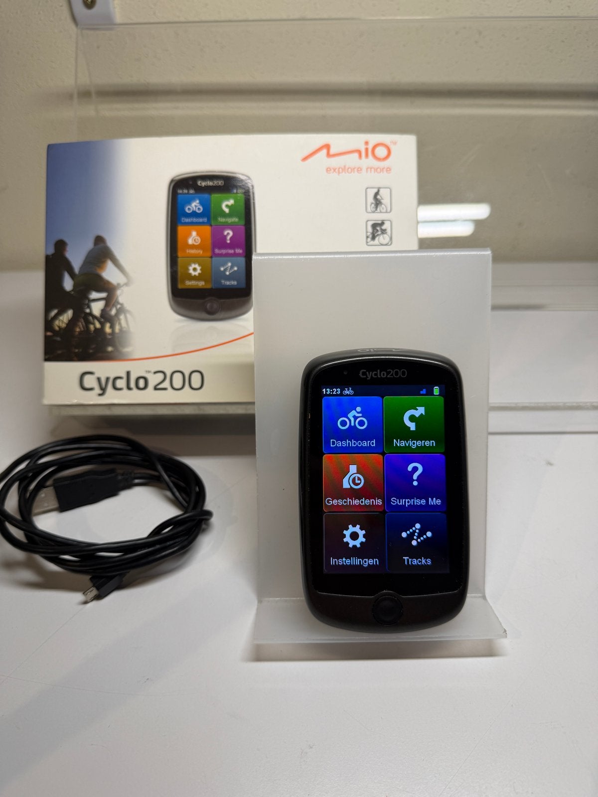 Mio Cyclo 200 fietsnavigatie met GPS, Ophalen of Verzenden, GPS, Gebruikt