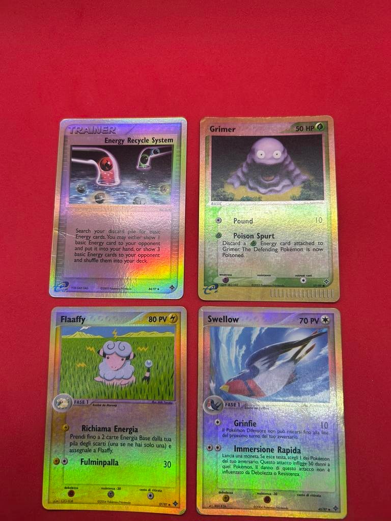 EX Dragon Reverse Holo Set – 4 Vintage Kaarten (2003), Ophalen of Verzenden, Zo goed als nieuw, Meerdere kaarten