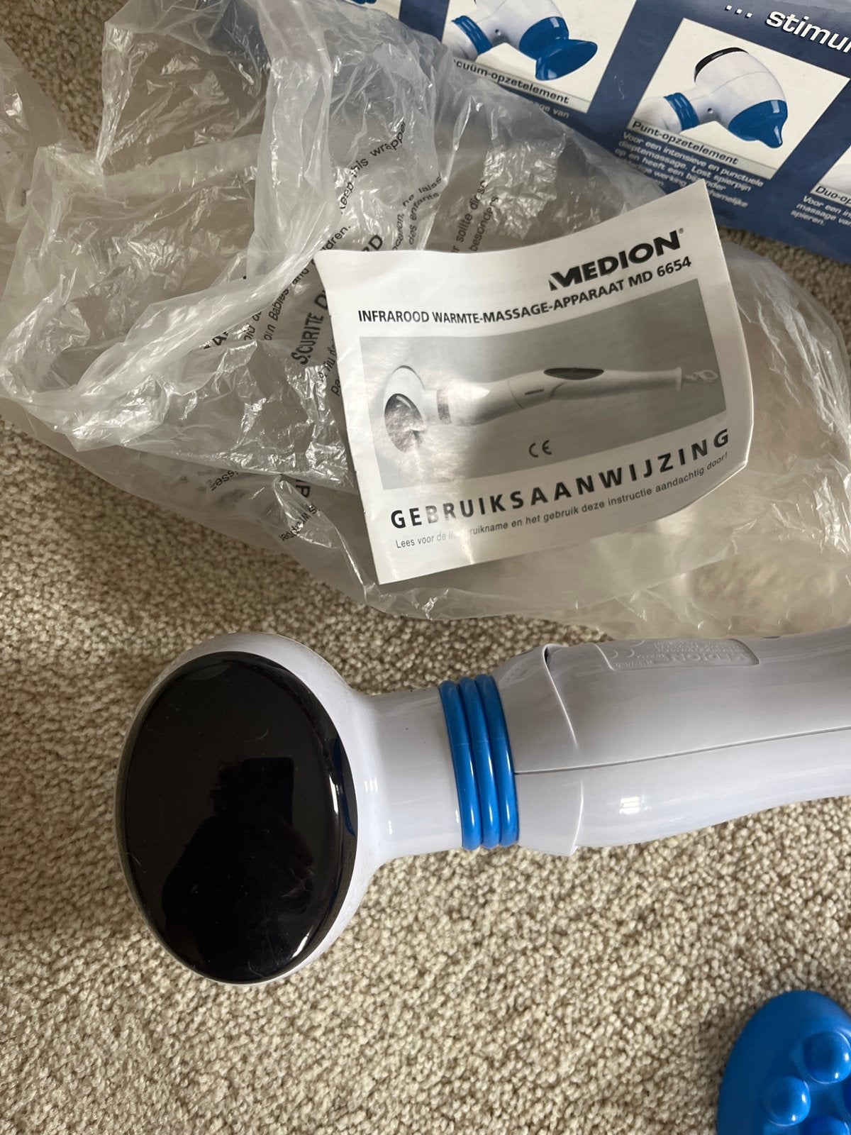 Medion Infrarood Warmte Massage-apparaat MD 6654, Ophalen of Verzenden, Zo goed als nieuw, Apparaat