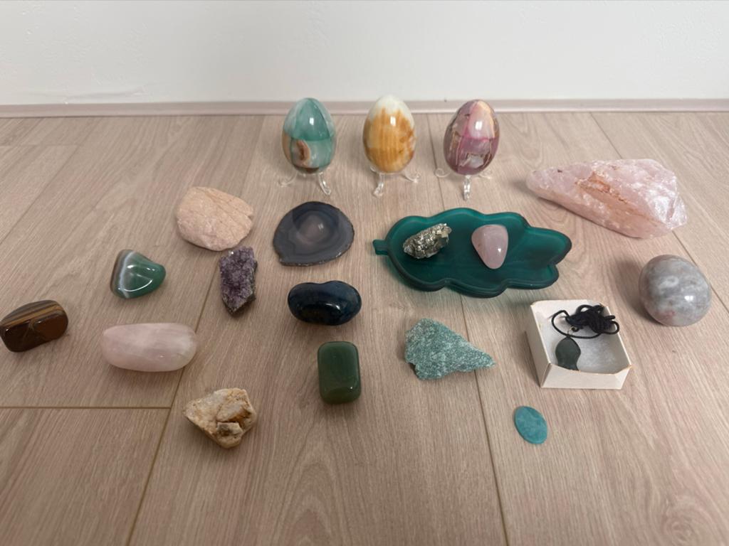 Diverse collectie mineralen en edelstenen, Ophalen, Zo goed als nieuw
