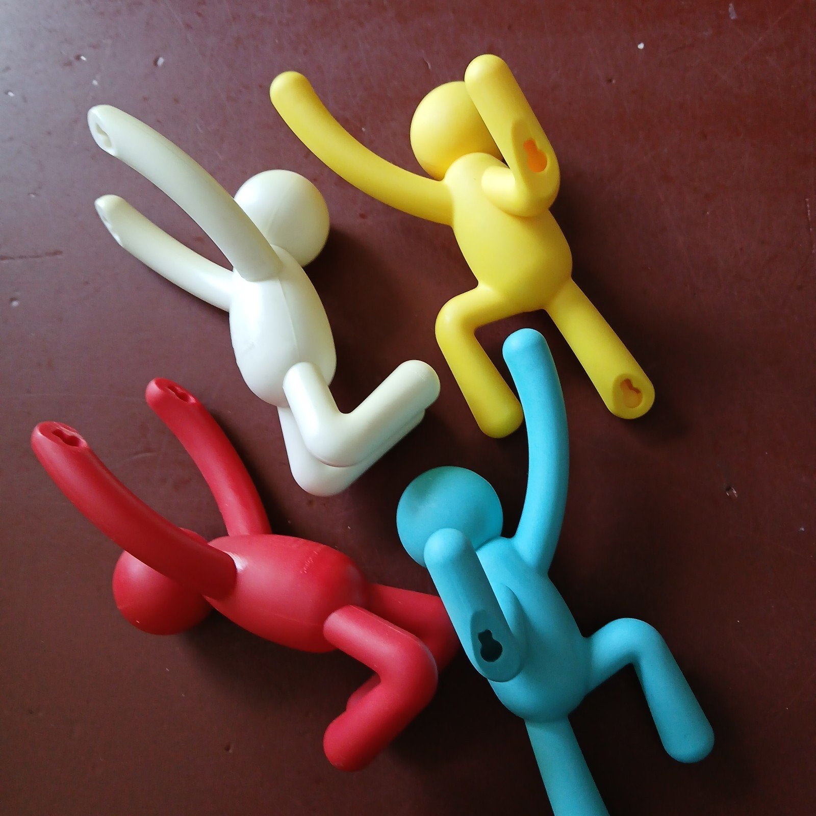 Umbra Buddy haken - Set van 4 - Diverse kleuren, Gebruikt, Meerkleurig, Kunststof, Ophalen of Verzenden