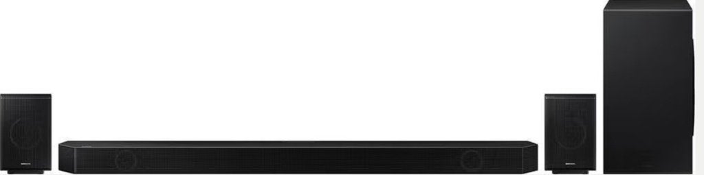 Soundbar Q990B + 2x standaard (zilver), Audio, Tv en Foto, Soundbars, Ophalen, Bluetooth, Gebruikt