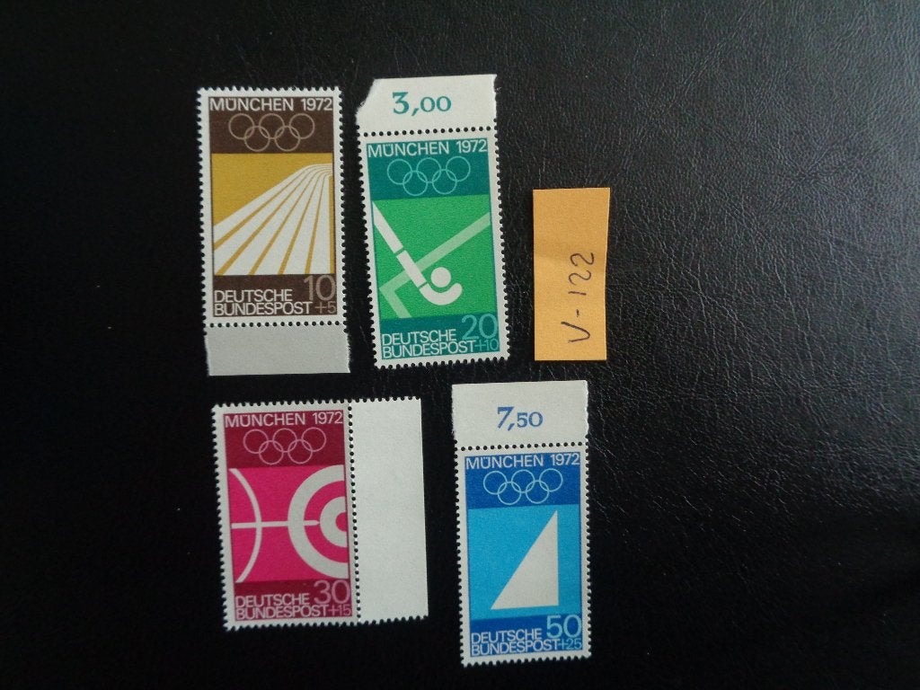 brd - olympische spelen munchen / postfris 1969 (v-122), Ophalen of Verzenden, BRD, Postfris
