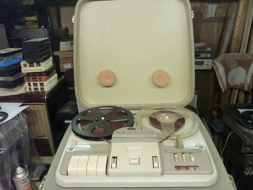 GRUNDIG TK30  band recorder, Audio, Tv en Foto, Bandrecorders, Ophalen, Bandrecorder, Met stofkap