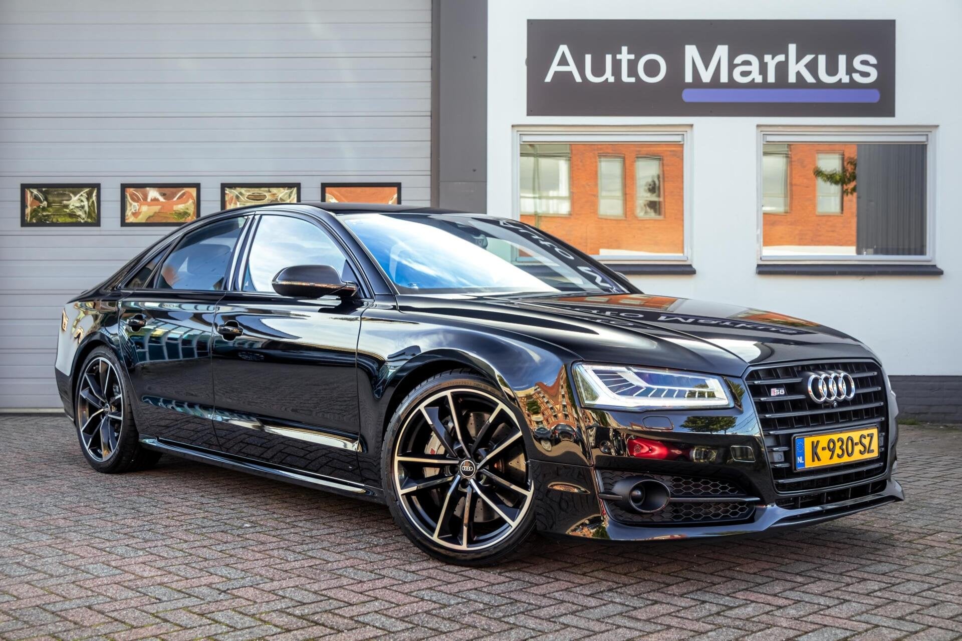 Audi S8 4.0 TFSI S8 plus|Keramisch|B&O|Matrix|Softclose|Nigh, Auto's, Automaat, Gebruikt, Adaptive Cruise Control, Zwart
