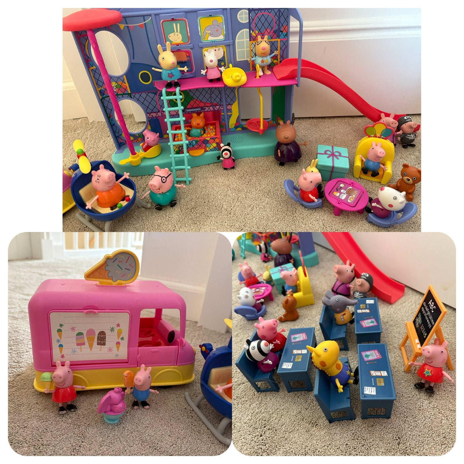 Peppa Pig Grote Speelset met Figuren en Accessoires, Ophalen of Verzenden, Zo goed als nieuw