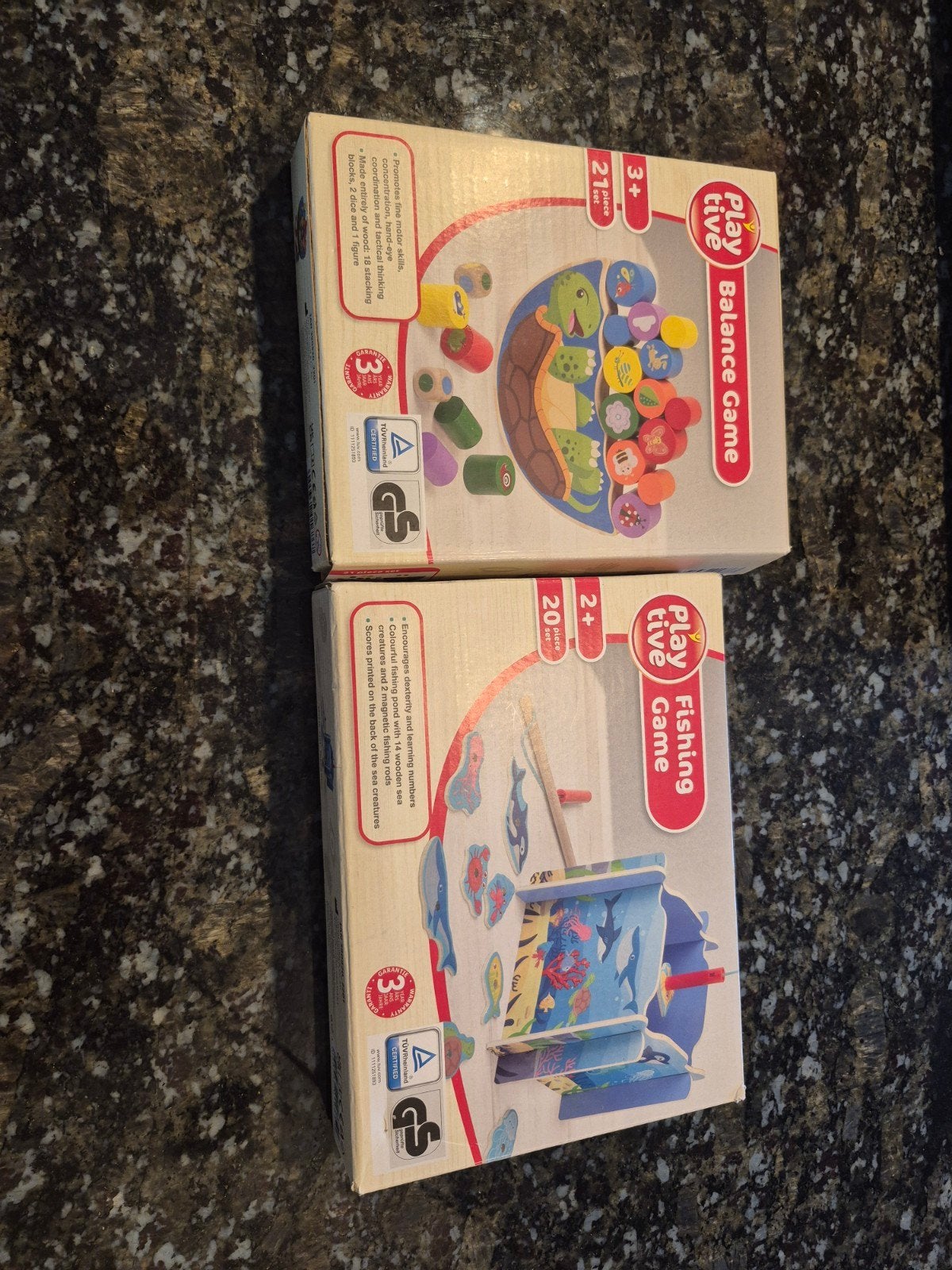 Houten Kinderspelletjes: Balansspel & Visserspel, Ophalen of Verzenden
