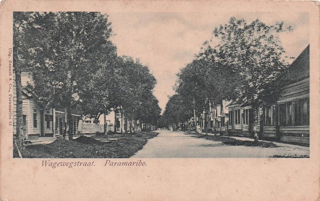 702-121-021 Paramaribo Wagewegstraat, Verzamelen, Verzenden, Voor 1920, Overig Europa