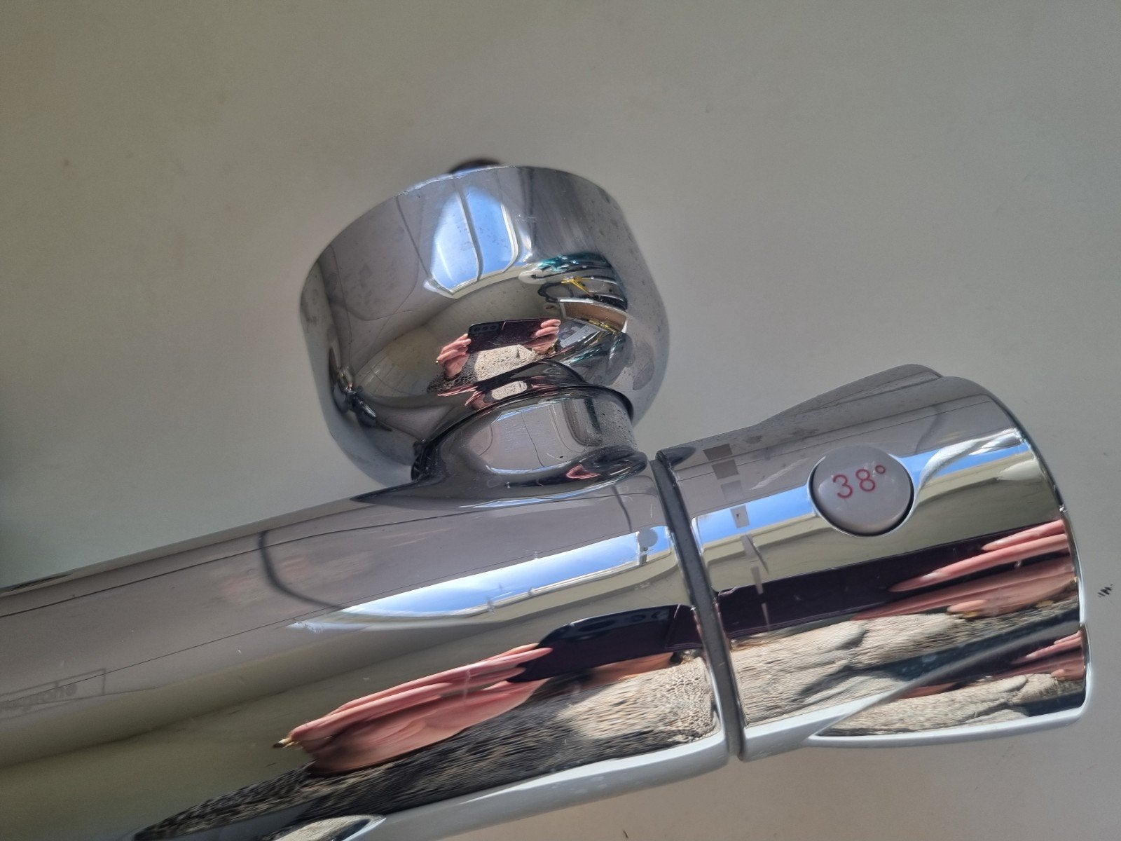 Hansgrohe Thermostaatkraan - Douchekraan Chroom, Ophalen of Verzenden, Zo goed als nieuw, Chroom, Kraan
