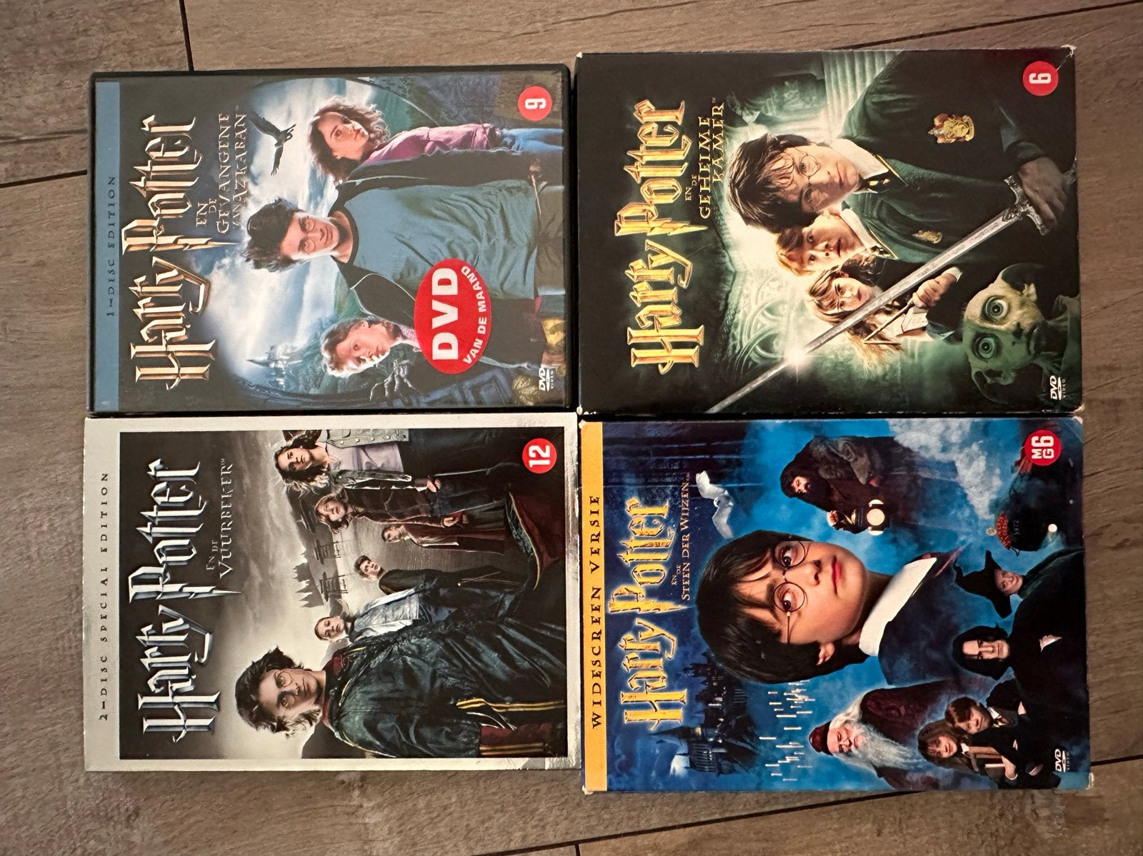Harry Potter DVD Collectie - Deel 1, 2, 3 en 4, Ophalen, Avontuur, Verzamelbox, Nederlands