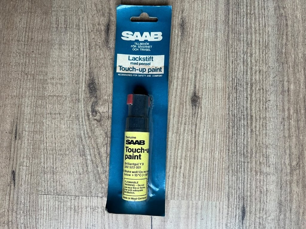 Saab lakstift Y9 Brilliant geel oddnummer: 382 522 001, Ophalen, Nieuw, Saab