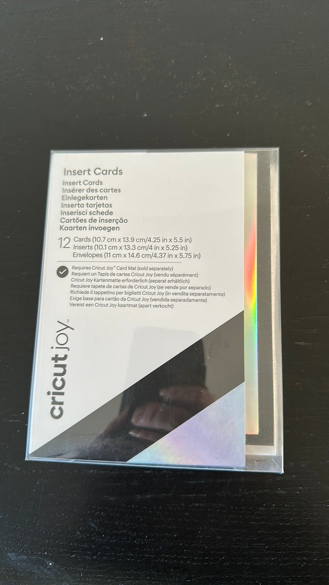 Nieuw! Cricut insert cards 12 stuks!, Ophalen of Verzenden, Nieuw, Blanco kaart of Basiskaart