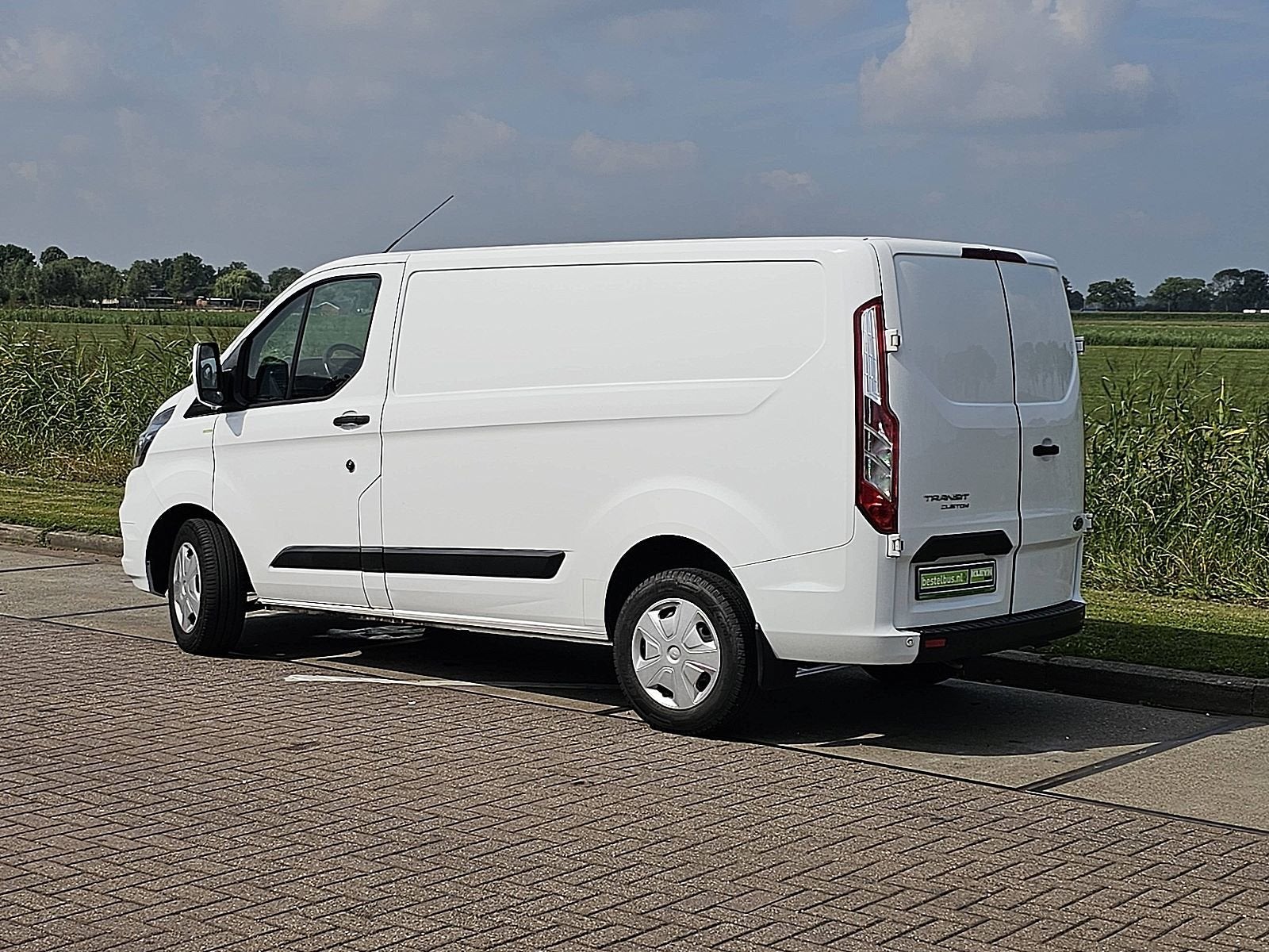 FORD TRANSIT CUSTOM 2.0 l1h1 170pk automaat!, Automaat, Gebruikt, Euro 6, Wit