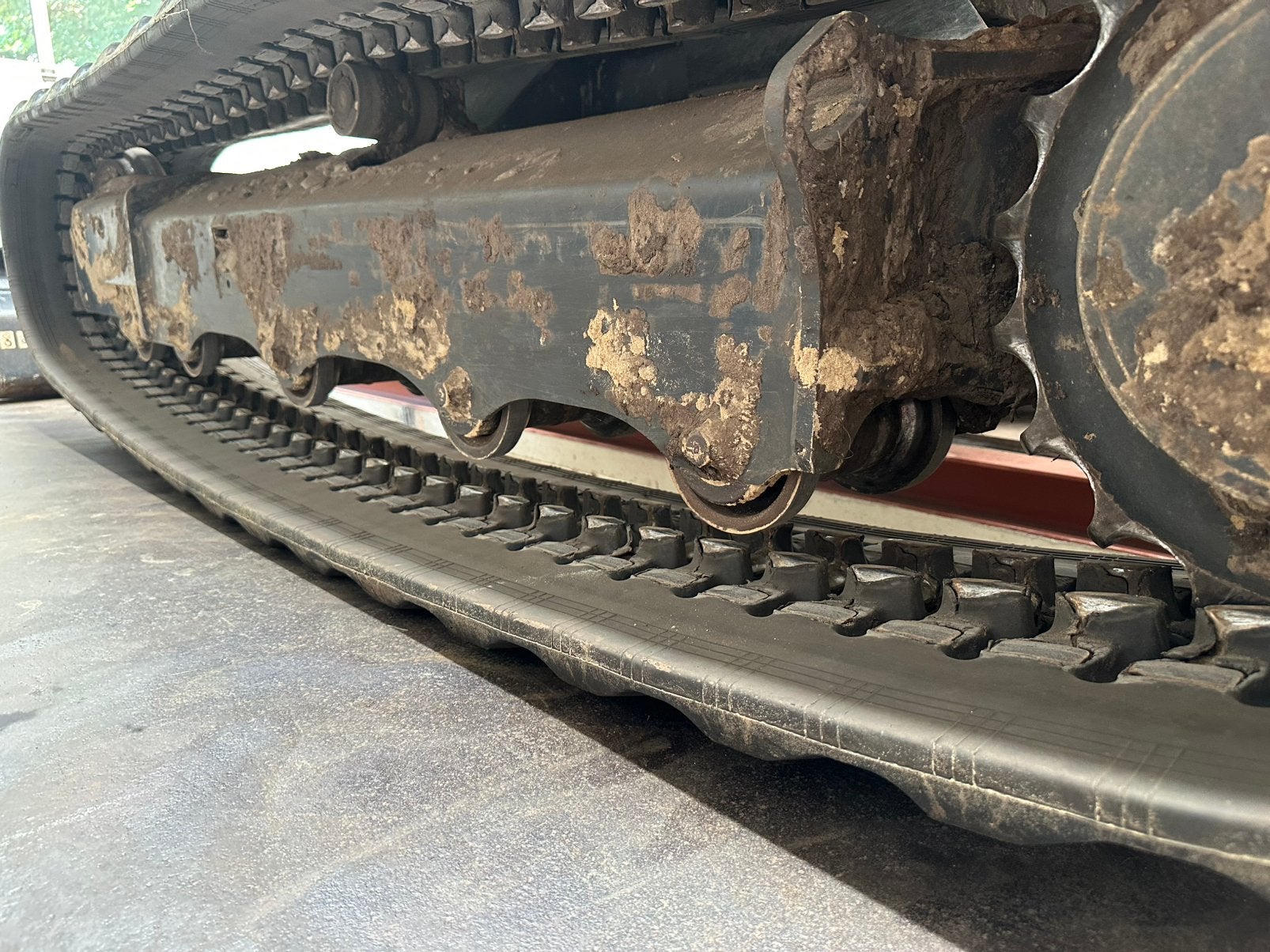 Rijwerk onderdelen/rubber rups, Ophalen, Gebruikt