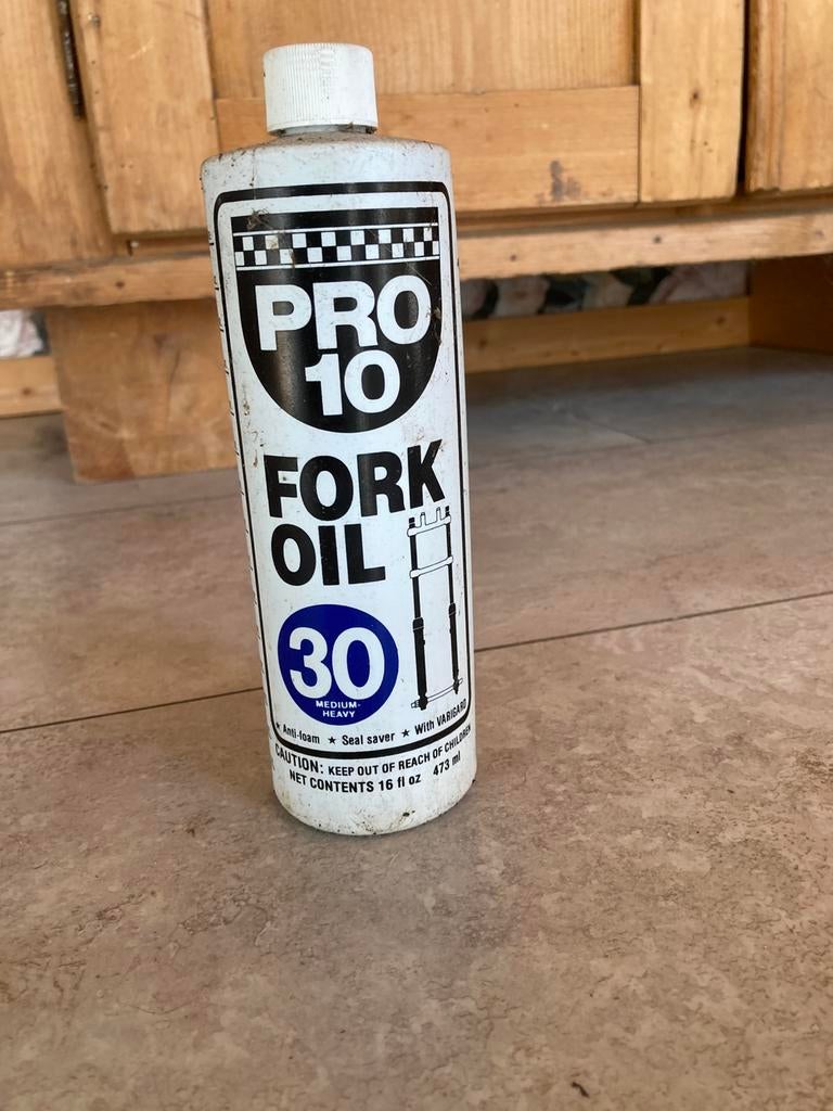 fork oil, pro 10, Ophalen