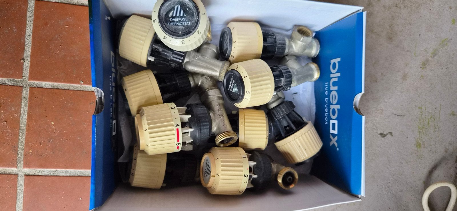 Danfoss thermostaatkranen - Diverse modellen, Ophalen of Verzenden, Gebruikt