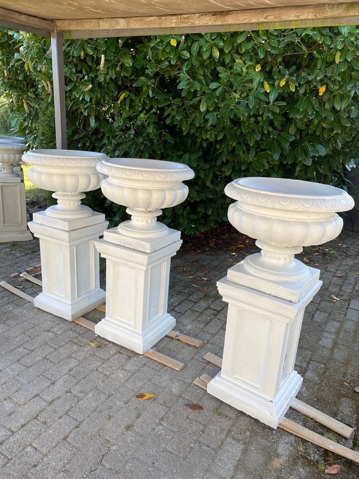 Italiaanse betonnen zuilen in diverse maten 60,70,90 cm hoog, Tuin en Terras, Tuinvazen, Ophalen, Nieuw