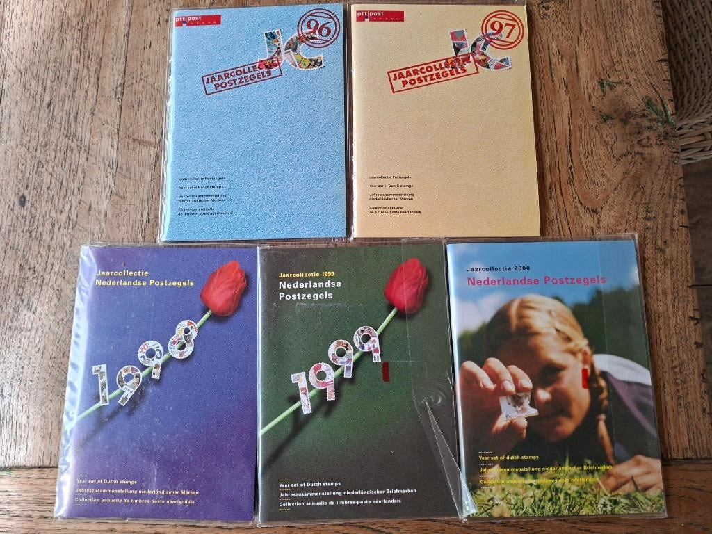 Complete jaarcollecties Nederlandse postzegels 1996 t/m 2000, Ophalen, Postfris