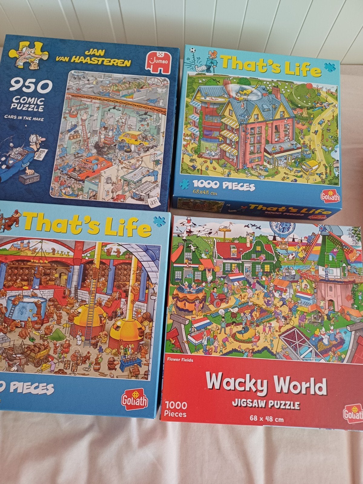 Jan van Haasteren & That's Life Puzzels - Diverse Aantallen, Ophalen, 500 t/m 1500 stukjes, Gebruikt, Legpuzzel